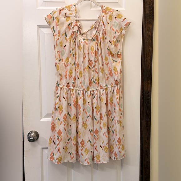 LC Lauren Conrad Multicolor Patterned Mini Dress - Picture 1 of 8